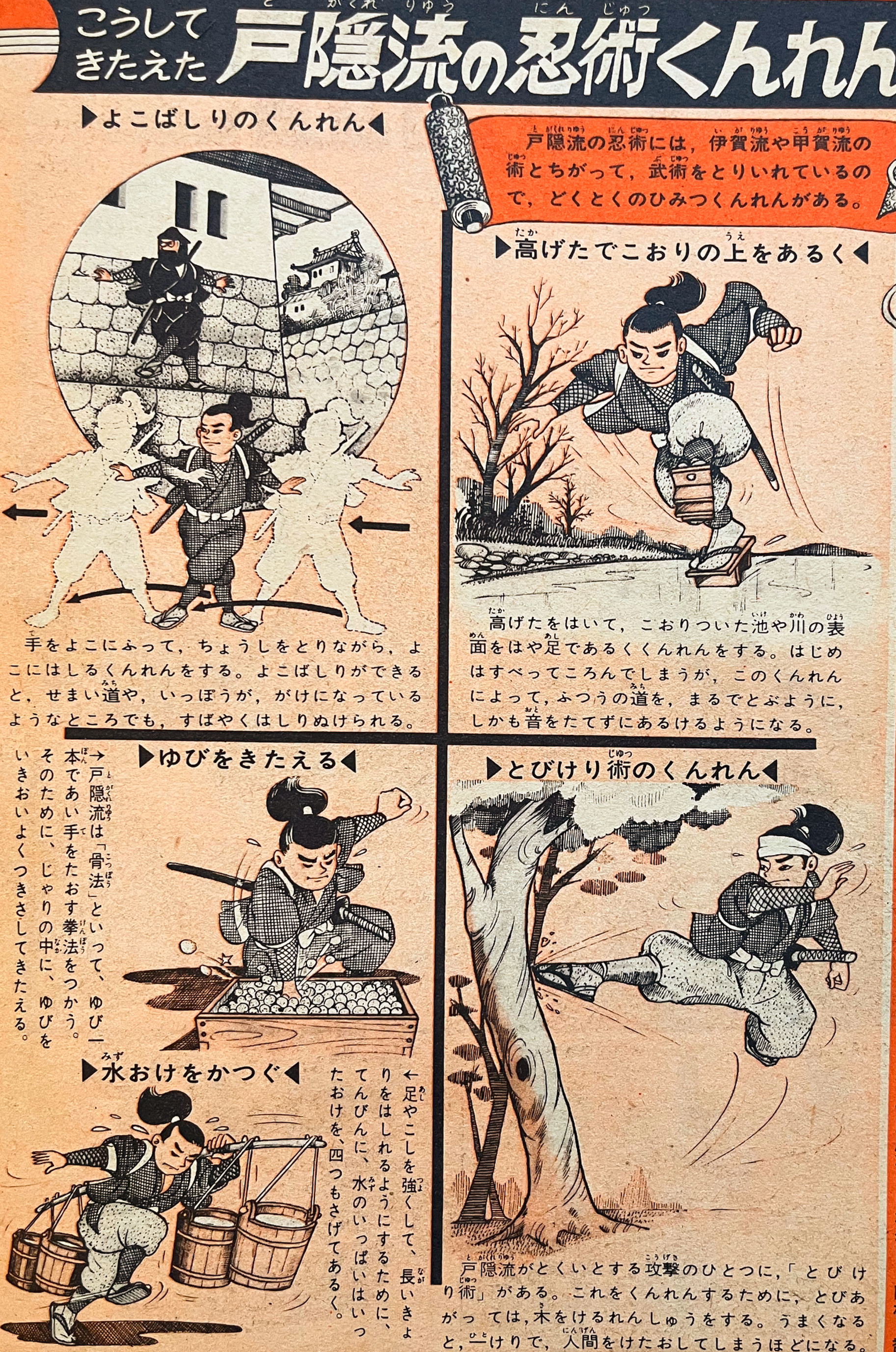 Programme du Togakure Ryū Ninpō — illustration originale 4