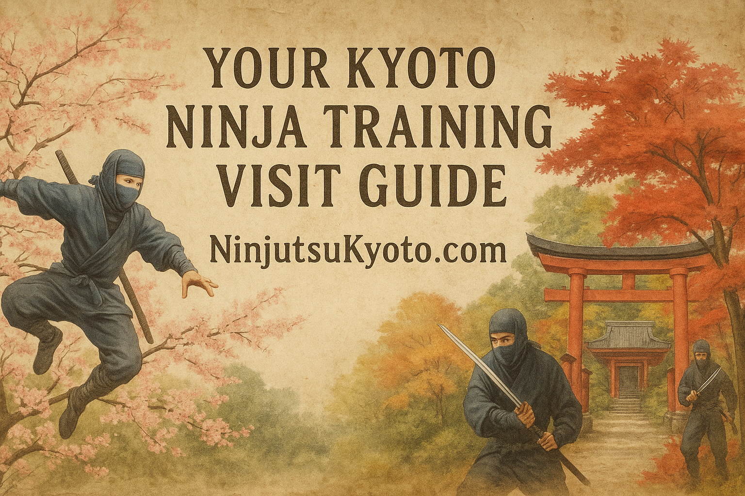 Programme du Togakure Ryū Ninpō — illustration originale 6